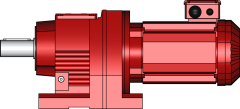Motorreductores de engranajes cilindricos R